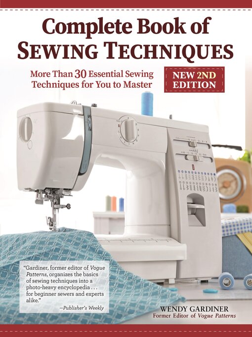 Cover image for Complete Book of Sewing Techniques, New